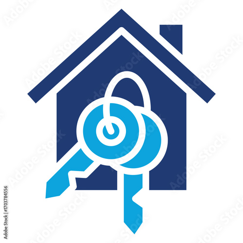 Rental Properties Mixed color icon