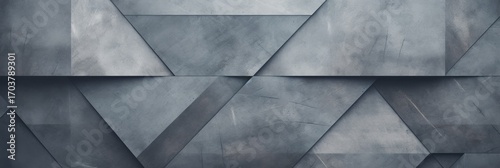 Abstract grey concrete background, banner