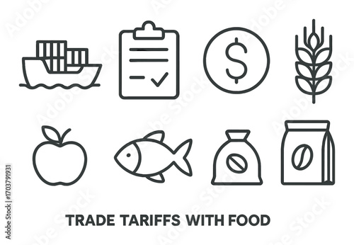 Trade tariffs impacting global food market and agriculture