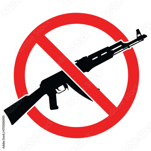 Prohibition of Firearms, Weapon Ban, Gun Control, No Firearms Allowed, Restricted Access to Weapons.