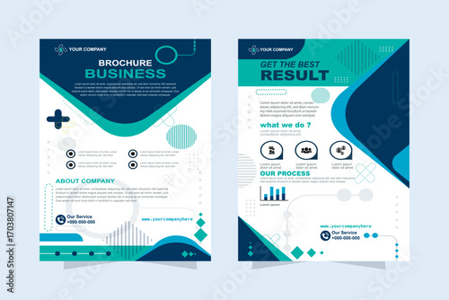 Modern Corporate Business Flyer Brochure Layout