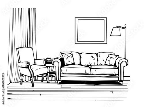  interior of a living room