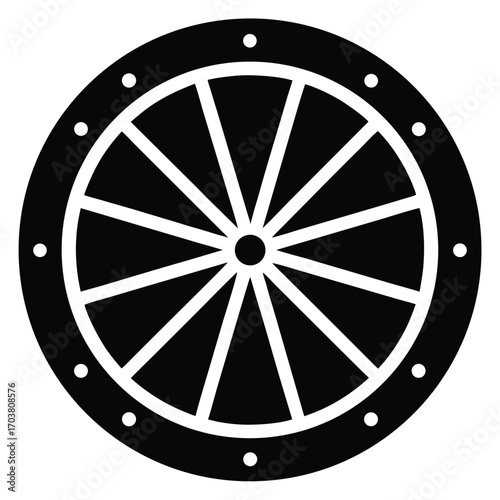 brand archetype wheel vector icon