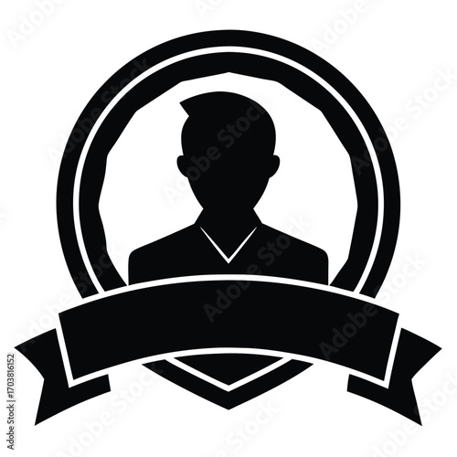 profile banner image vector icon