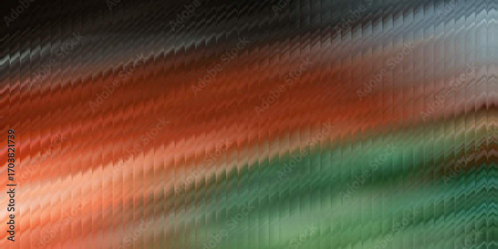 Fototapeta premium Abstract composition of flowing colors and textures with warm red and cool green tones creating a dynamic visual experience.