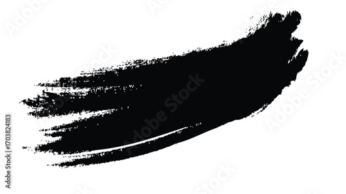 Vector black and white silhouette illustration of a woman holding a fresh fish, isolated against a white background