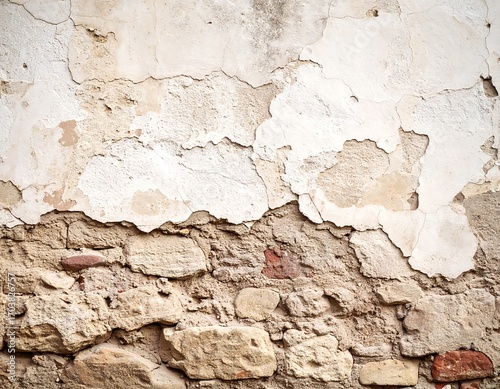 Aged stone and plaster wall texture