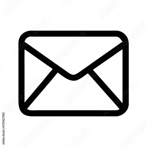 Email Envelope Outline Icon