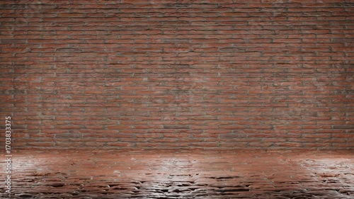 Brickwall wallpaper background moving pattern texture architecture old cement brickwall surface concrete brickwork grunge brown dirty design brickwall interior present stage show frame blank brickwall