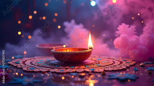 Diyas, Light, and Diwali