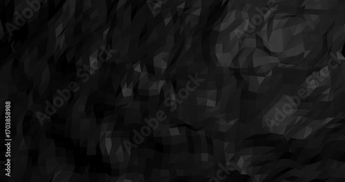 Animated monochrome background with geometry forms 