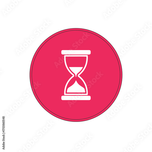 Time Management Icon Hourglass Symbol