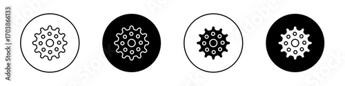 Massage ball icons vectors for web designs.