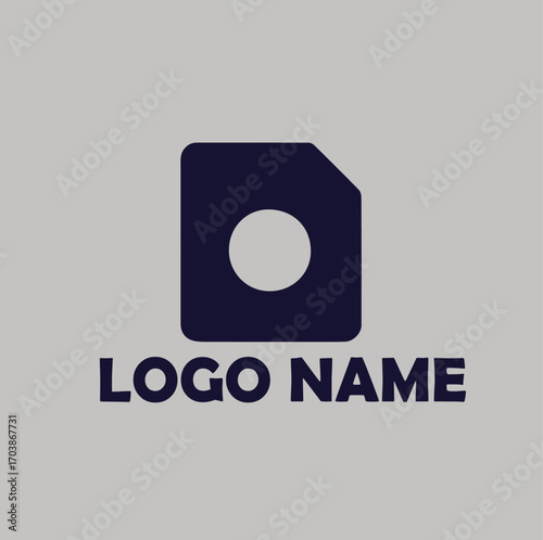 SaaS platforms product logo simple flat vector illustration Icon