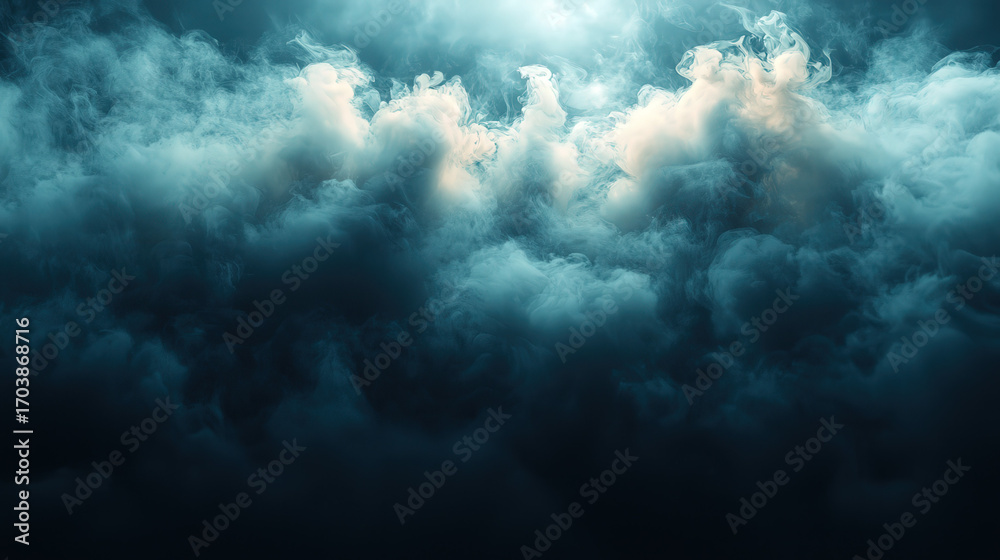 Fototapeta premium Dramatic cloud formation sky nature photography atmospheric conditions aerial view visual serenity