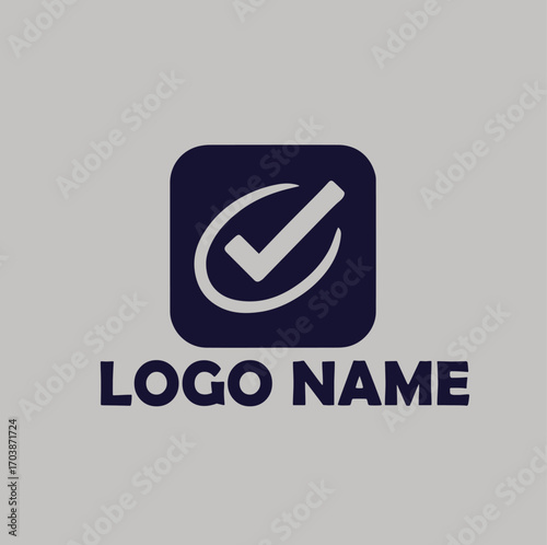 SaaS platforms product logo simple flat vector illustration Icon