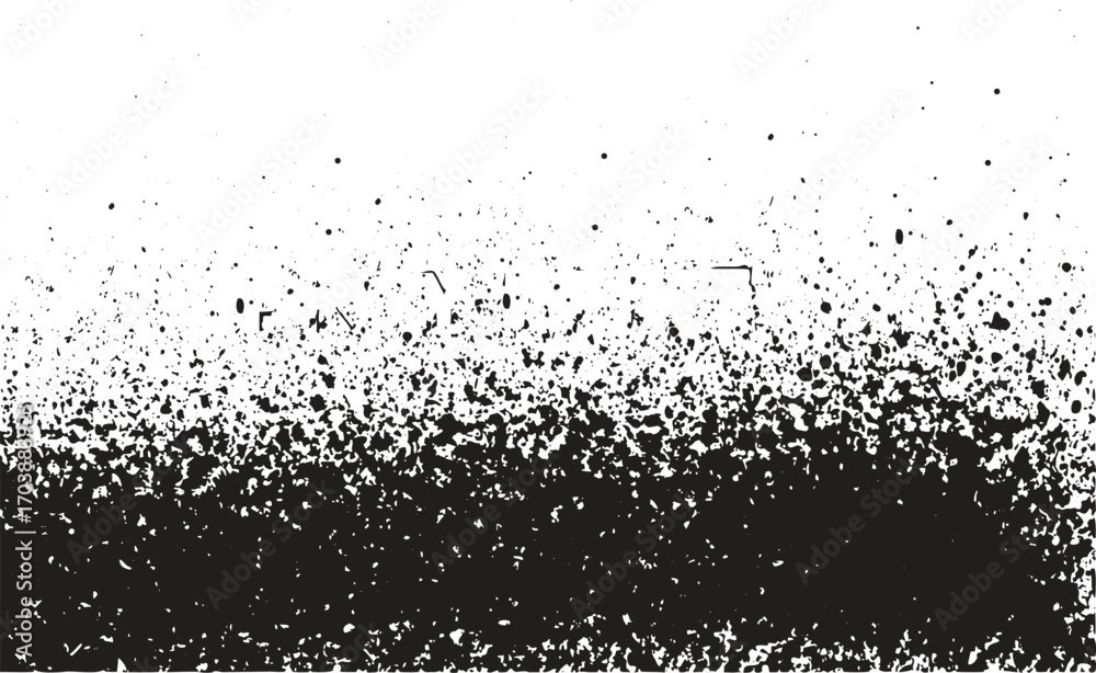 Obraz premium spray paint splatter texture on transparent. Abstract splatter effect for graffiti, street design, and creative modern illustration. Bold spray texture backdrop.