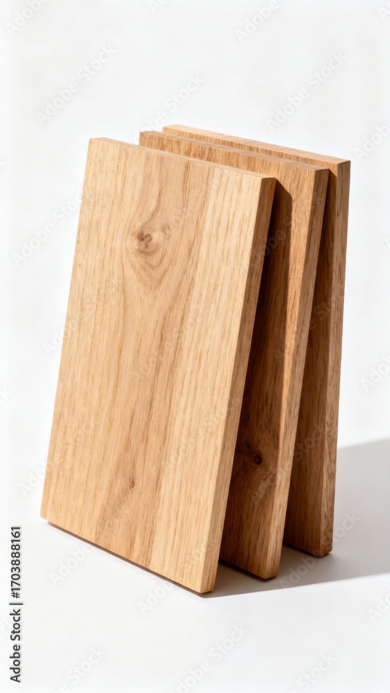 Fototapeta premium Wooden planks stacked