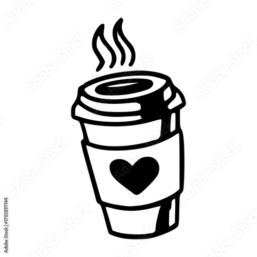 love coffee vector art