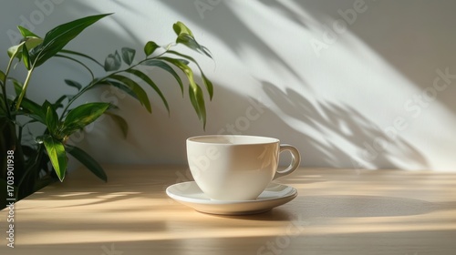 Sunlight coffee cup plant