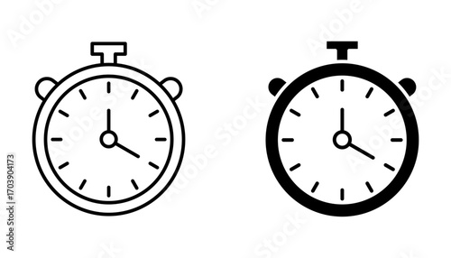 quick time Icon set .Symbol isolated white background. vector illustration. color editable.