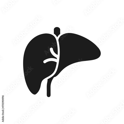 Simple atom representation on transparent background silhouette