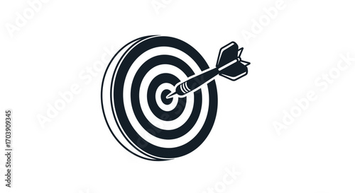 Bullseye Dart Target Game Goal Success Aim