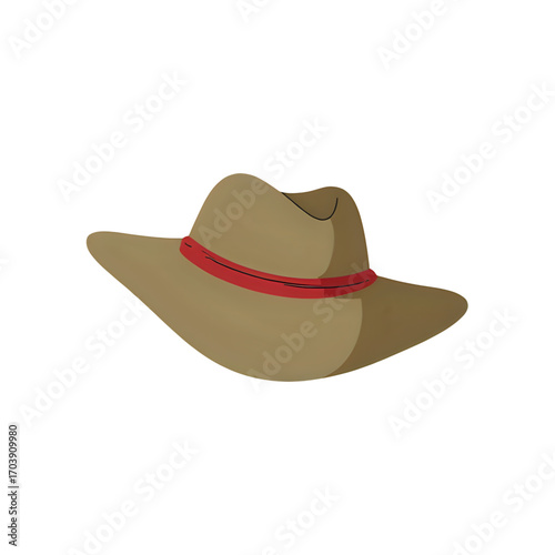 brown cowboy hat