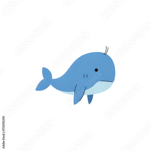 Whale blue fish