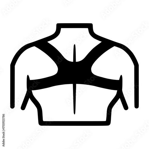 Confident posture support brace for improved back health and alignment