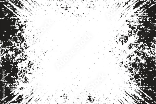 Grunge background of black and white, Sketch grunge design. Abstract vector illustration. Texture of cracks, scratches, chips, scuffs, dust, dirt