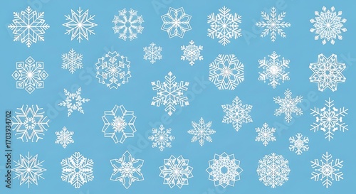 Winter Wonderland Snowflake Collection.