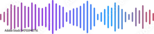 Podcast sound waves collection. Voice message for social media app. Equalizer template, voice microphone signals, sound wave. Music, podcast, broadcast, UI, audio branding design. Isolated vector set