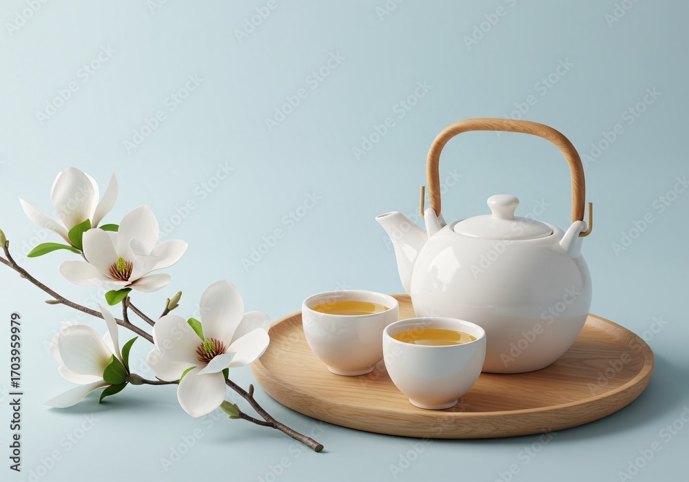 Fototapeta premium Magnolia Tea Serenity