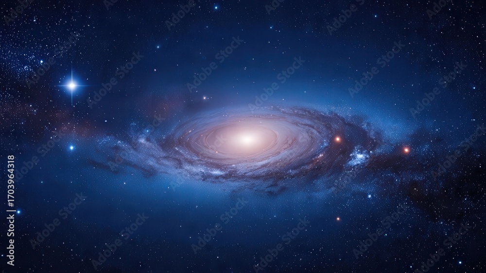 Fototapeta premium Colorful Nebula Cloud in Deep Space. 4k hd wallpaper background for laptop pc.