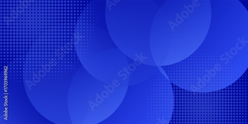 Abstract blue color background. Blue circle background.