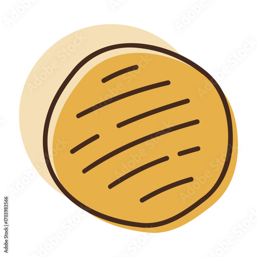 Traditional Pita Flatbread Cuisine Icon