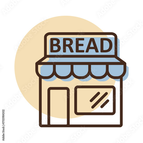 Classic Bakery or Bread Shop Storefront