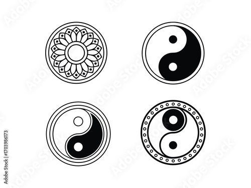yin yang symbols
