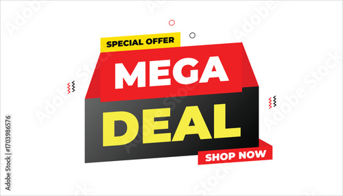 MEGA DEAL SPECIAL OFFER SHOP NOW – SALE BANNER