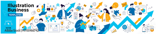 Illustration of a startup