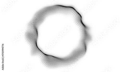 Halftone dotted background circularly distributed. Halftone effect vector pattern. Circle dots isolated on overlay transparent background
