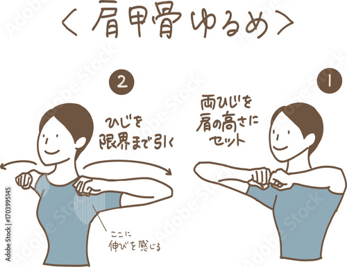 肩甲骨ゆるめ
