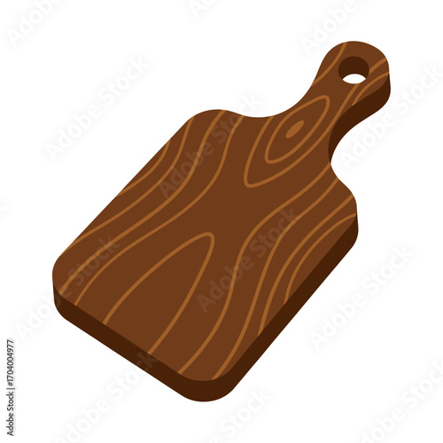 Brown Wooden Cutting Board Kitchen Utensil 2.