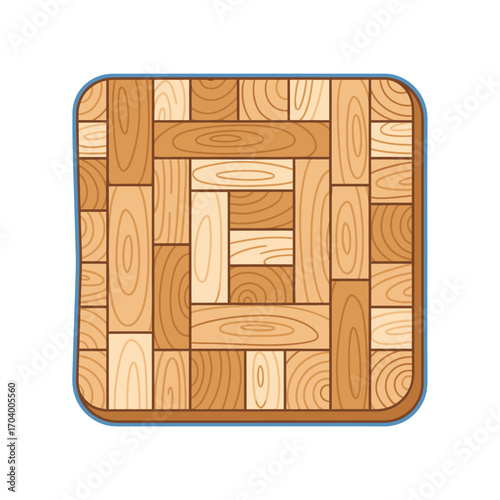 Wooden parquet flooring pattern design.