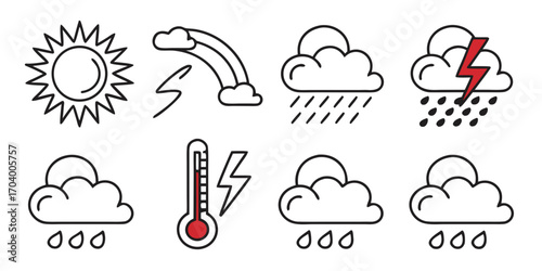 Weather forecast icons