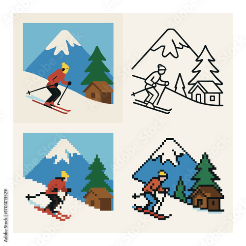 Human rights and justice in europe: icon set featuring scales, gavel, and eu stars