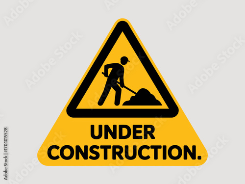 under construction signs