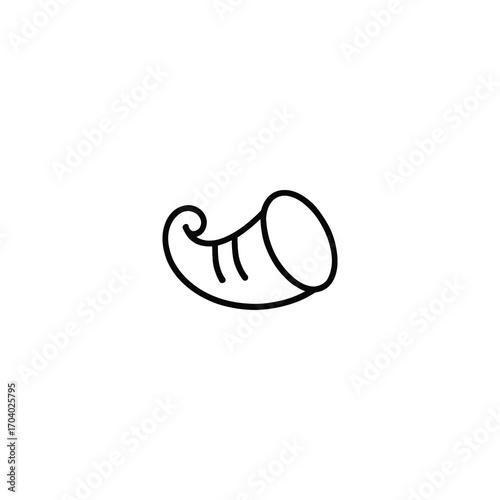 Vector Cornucopia Horn Icon