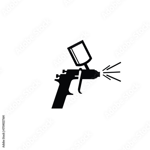 Painting logo designs template vector, Art Logo template, Spray Gun Painting logo